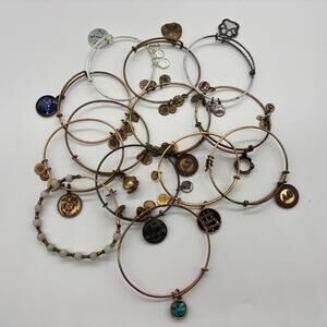 13 Alex and Ani Bracelet Bundle Gold & Silver Tone DIY Craft Flawed
